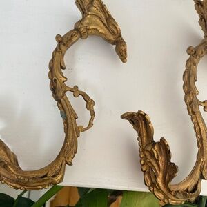 Vintage Real Brass Curtain Tiebacks